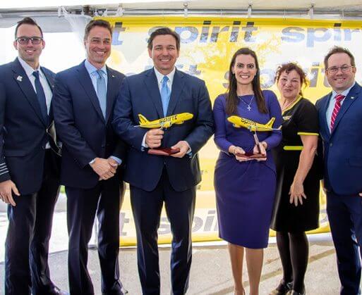 Governor Ron DeSantis and Lieutenant Governor Jeanette Nuñez Participate in Spirit Airlines’ Headquarters Groundbreaking